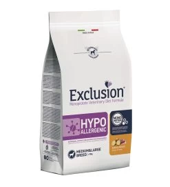 EXCLUSION DIET HYPOALLERGENICO ANATRA E PATATE MEDIUM LARGE BREED