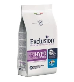 EXCLUSION DIET HYPOALLERGENICO PESCE E PATATE MEDIUM LARGE