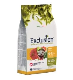 EXCLUSION MEDITERRANEO ADULT LARGE BREED MANZO 12KG
