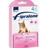 FIPRALONE SPOT ON GATTO 4 PIPETTE -Negozio Di Animali fipralone spot on gatto 4 pipette