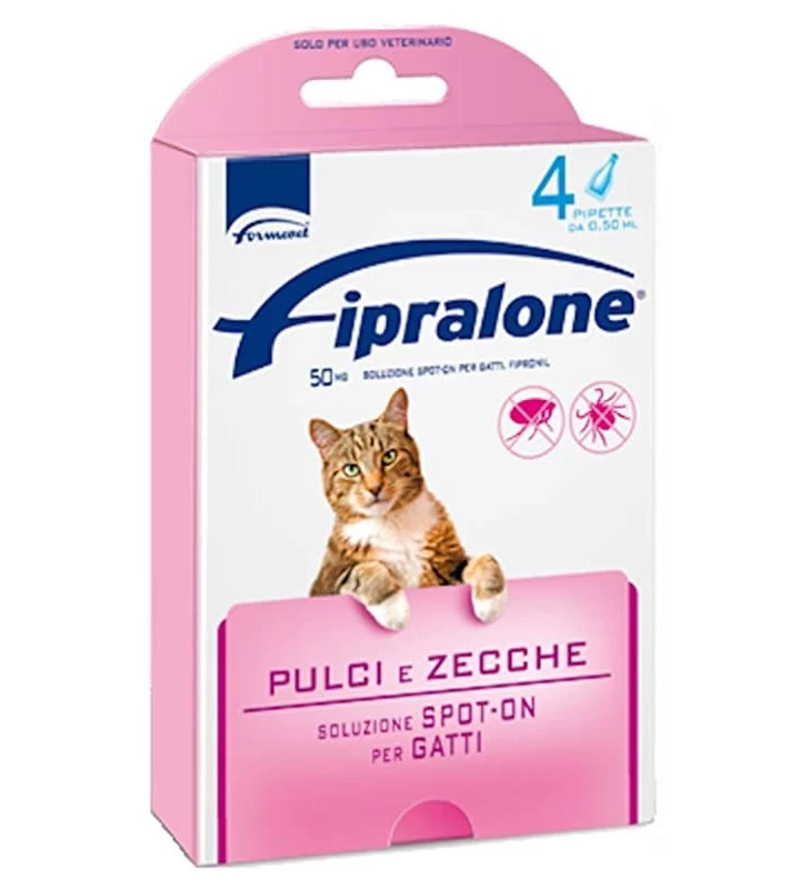 FIPRALONE SPOT ON GATTO 4 PIPETTE 3 FIPRALONE SPOT ON GATTO 4 PIPETTE