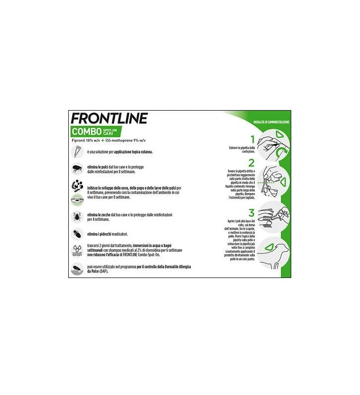 FRONTLINE COMBO GATTI E FURETTI 3 PIPETTE 3 FRONTLINE COMBO GATTI E FURETTI 3 PIPETTE
