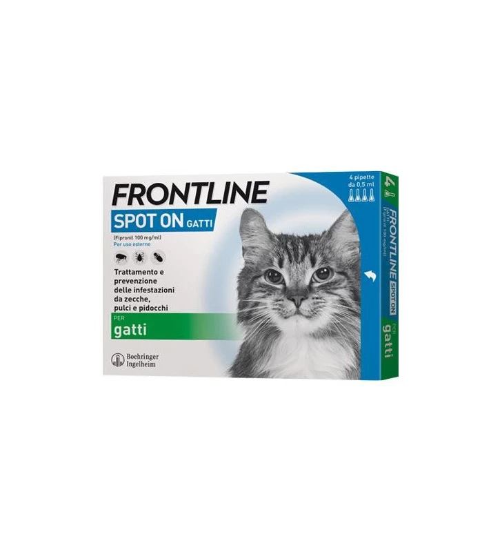 FRONTLINE SPOT ON PER GATTI 4 PIPETTE 5 FRONTLINE SPOT ON PER GATTI 4 PIPETTE - immagine 3