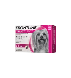 FRONTLINE TRI-ACT PER CANI 2-5KG 6 PIPETTE -Negozio Di Animali frontline triact per cani 2 5kg 6 pipette 2