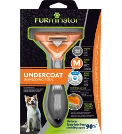 FURMINATOR SPAZZOLA UNDERCOAT M PER CANI DI MEDIA TAGLIA -Negozio Di Animali furminator spazzola undercoat m per cani di piccola taglia 3