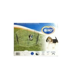 LEOPET RECINTO 8 PANNELLI CON PORTA E COPERTURA