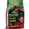 MONGE BWILD CROCCANTINI ADULT ALL BREEEDS AGNELLO CON PATATE PISELLI -Negozio Di Animali monge bwild croccantini adult all breeeds agnello con patate piselli