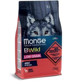 MONGE BWILD CROCCANTINI ALL BREEDS ADULT CERVO