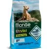 MONGE BWILD CROCCANTINI MINI GRAIN FREE ACCIUGHE PATATE E PISELLI 2,5KG -Negozio Di Animali monge bwild croccantini mini grain free acciughe patate e piselli 25kg
