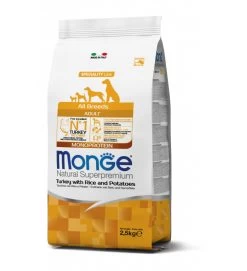 MONGE CROCCANTINI ADULT ALL BREED AL TACCHINO RISO PATATE