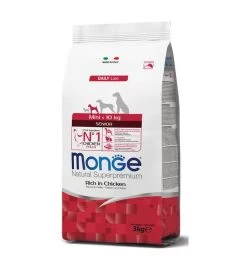 MONGE CROCCANTINI MINI SENIOR POLLO 3KG