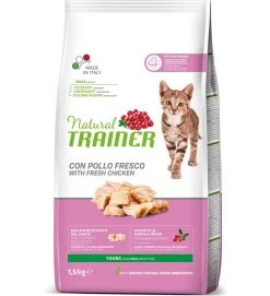 NATURAL TRAINER KITTEN POLLO YOUNG 7-12 MESI 1,5KG