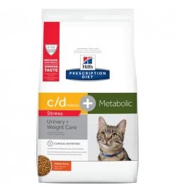 NEW HILL'S PRESCRIPTION DIET C/D URINARY STRESS + MOBILIC POLLO