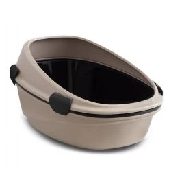 TOILETTE GATTO PIN UP MAXI ECO BLUE -Negozio Di Animali toilette gatto con filtro e porta flap 2