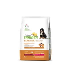 TRAINER SENSITIVE PUPPY E JUNIOR MAXI CON SALMONE E CEREALI
