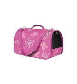 ZOLUX TRASPORTINO FLOWER ROSA -Negozio Di Animali zolux trasportino flower rosa 2