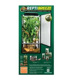 ZOO MED REPTIBREEZE ALUM SCREEN CAGE 40X40X76CM